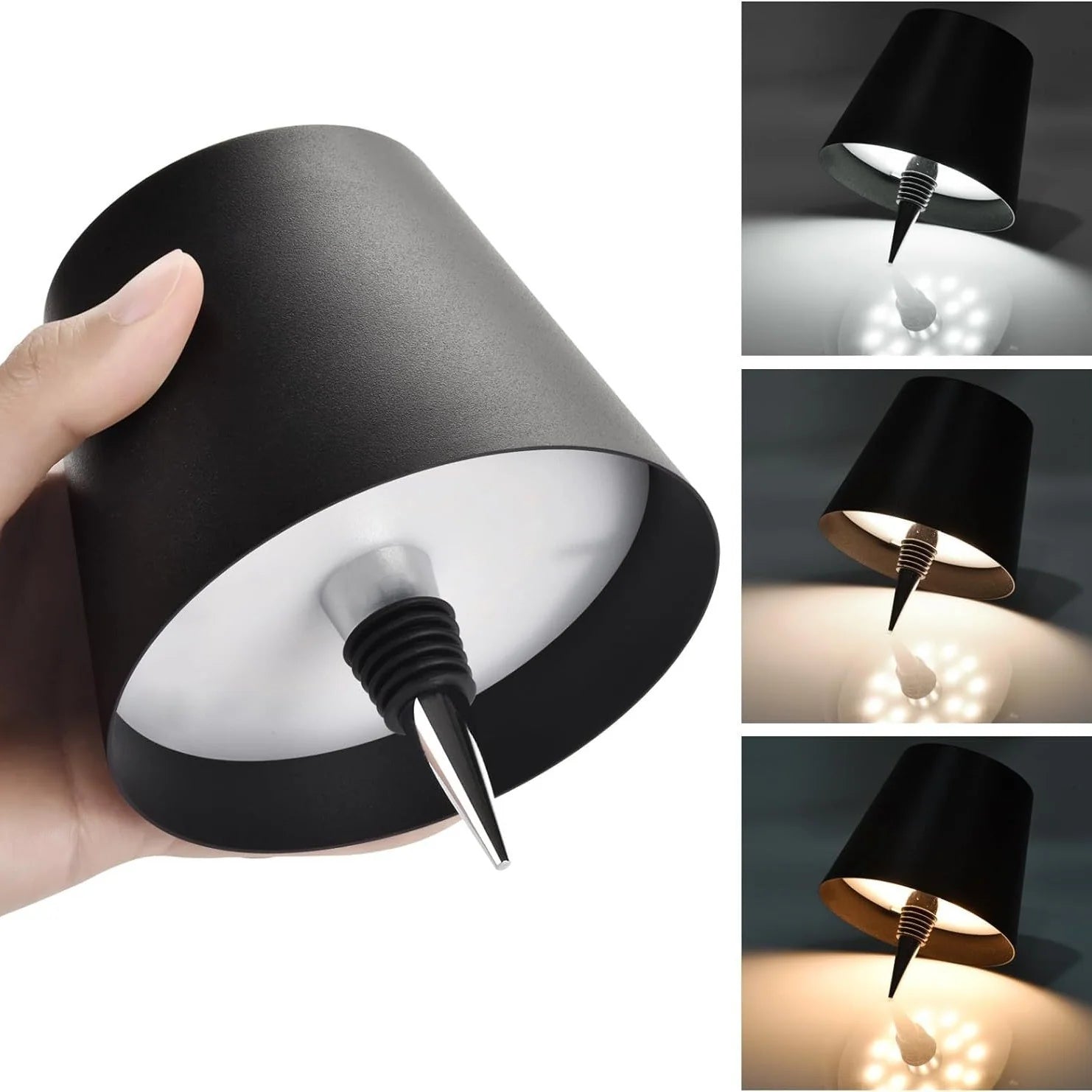 Innovative LED Wine Bottle Light with Adjustable Brightness and USB Charging